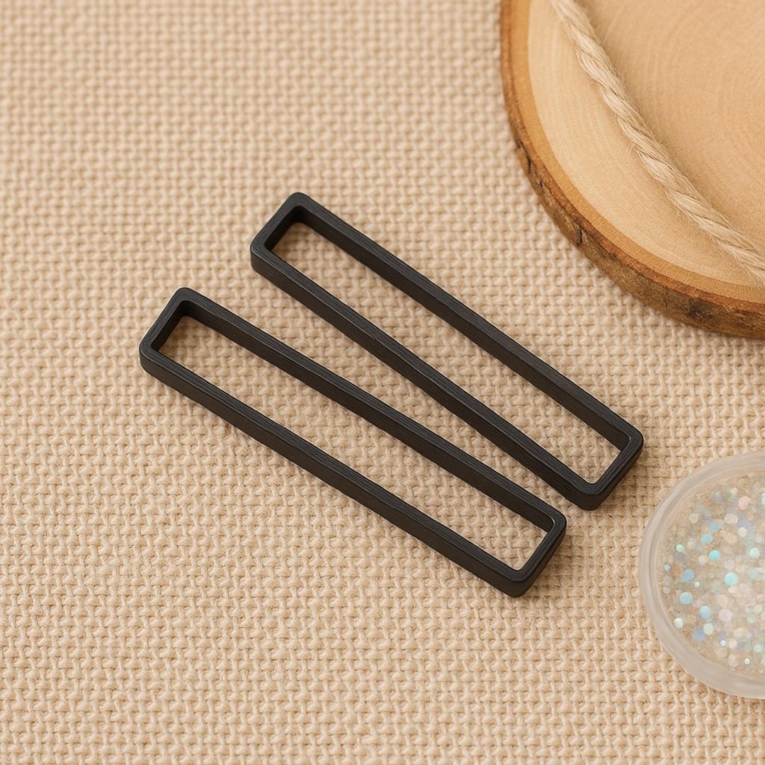 Large Open Rectangle Bezels – 10mm Wide - You Choose Length 50-70mm | 4 ...