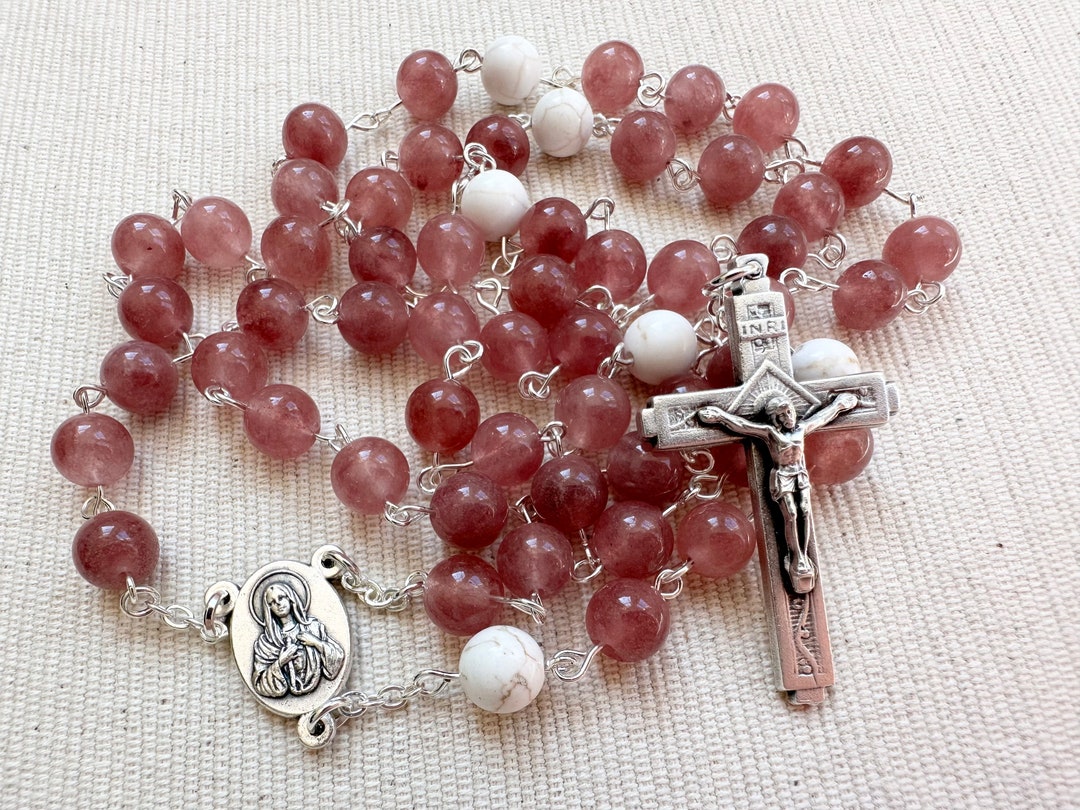 Immaculate Heart of Mary Catholic Rosary - Etsy