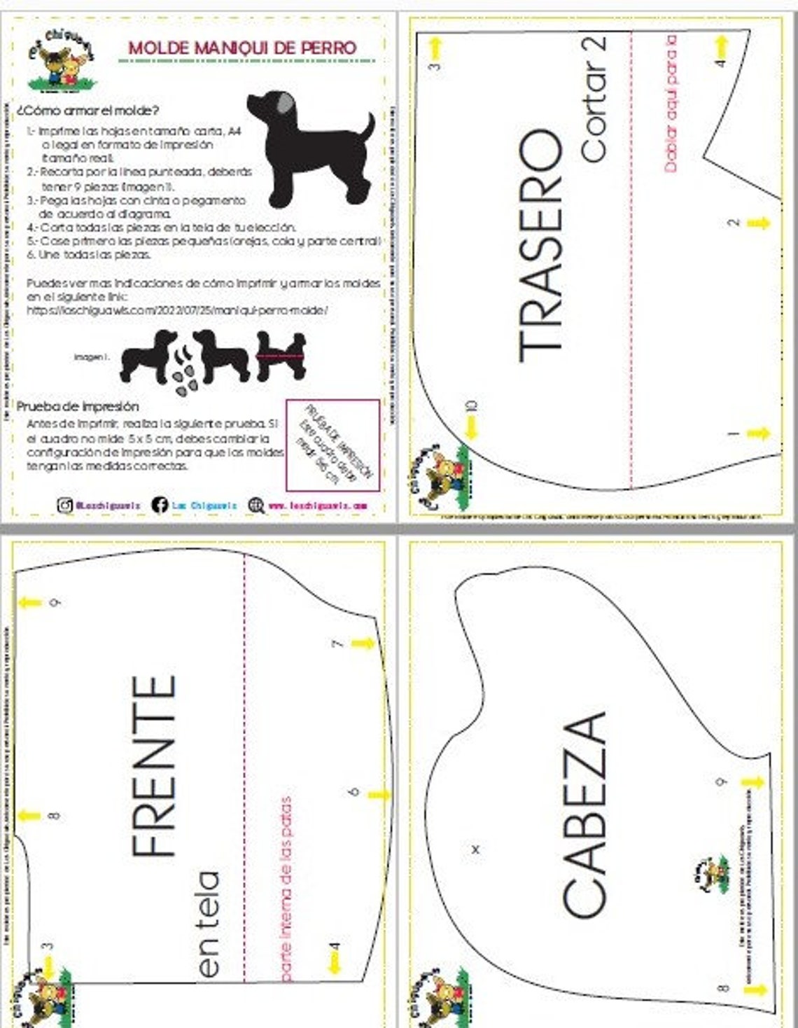 Dog Mannequin Pattern Etsy