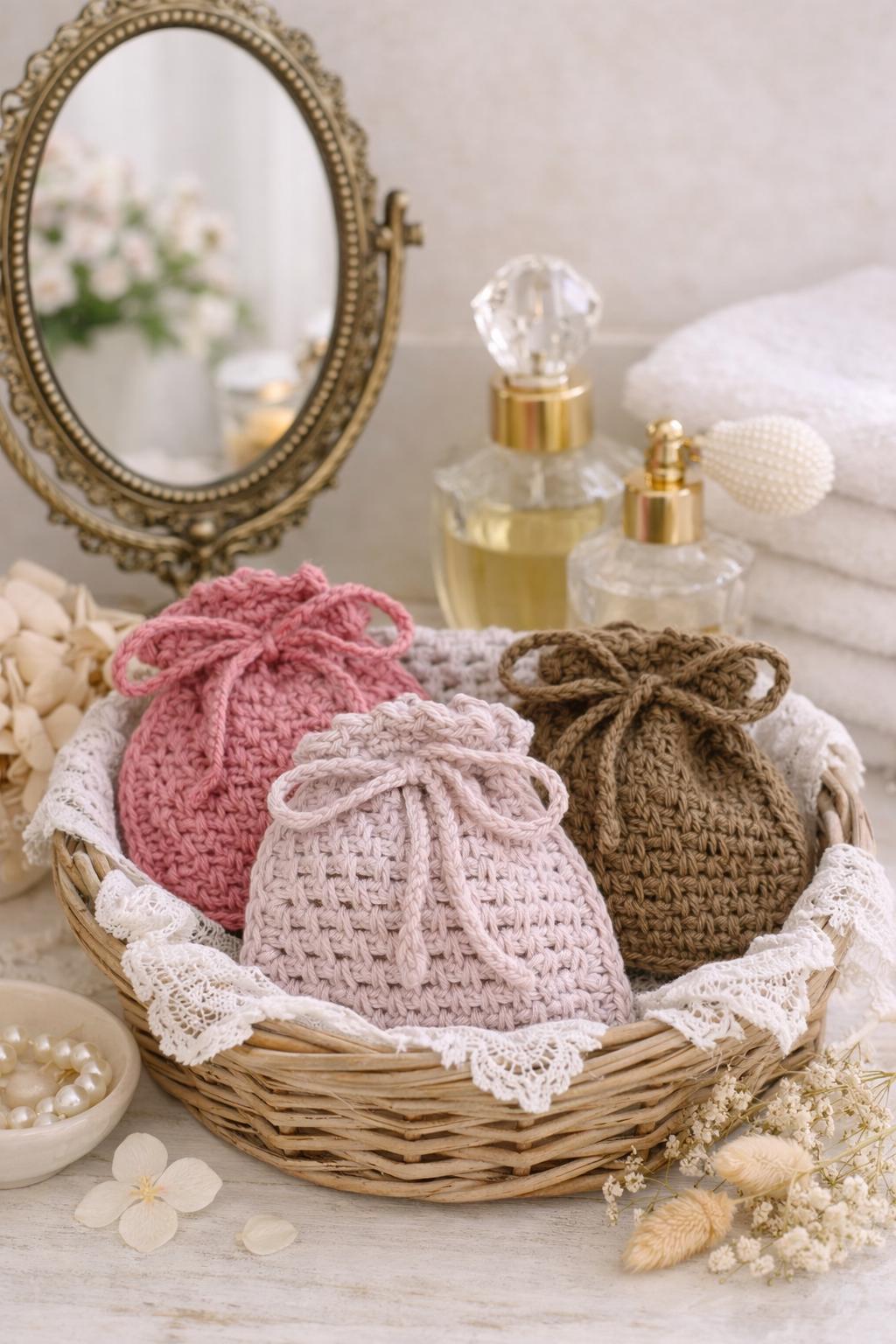 Small Sachet Pattern Crochet Sachet Pouch Pattern – Mini Drawstring Bag (PDF) - Etsy