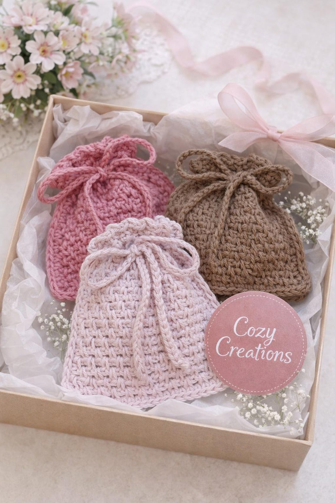 Small Sachet Pattern Crochet Sachet Pouch Pattern – Mini Drawstring Bag (PDF) - Etsy