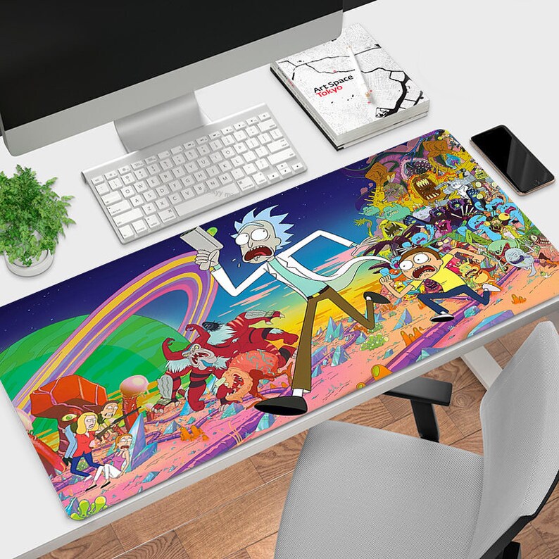 Rick and Morty Mouse Pad 2 , Gaming Desk Mat ,customized Mouse Pad