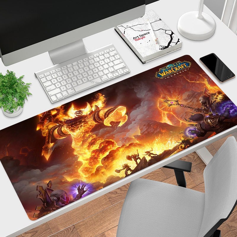 World of Warcraft Mouse Pad 2 Gaming Desk Mat Customized Etsy