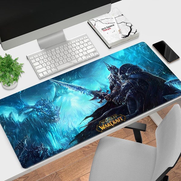 Tapis de souris World of Warcraft #2, tapis de bureau de jeu, tapis de souris personnalisé, impression personnalisée de différentes tailles, grand tapis de souris