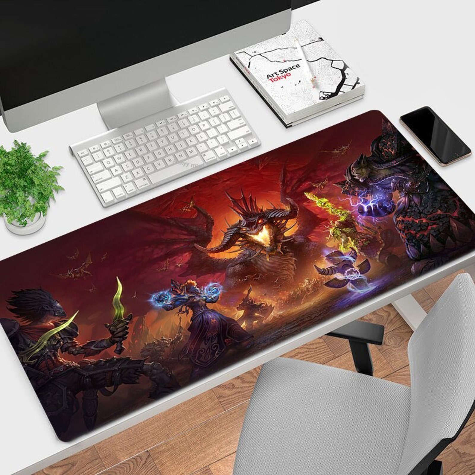 World of Warcraft Mouse Pad , Gaming Desk Mat , Customized Mouse Pad ,different Sizes