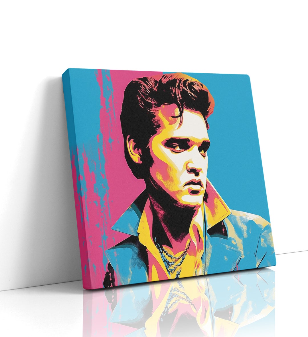 Elvis Presley ポップアート Elvis Canvas Pop Art V2 - Etsy