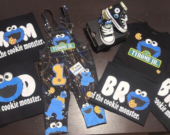 Cookie Monster Birthday Outfit