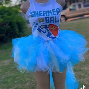 Ball gown deals with sneakers