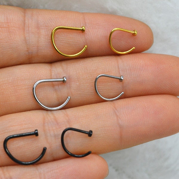 Back Nose Ring Etsy