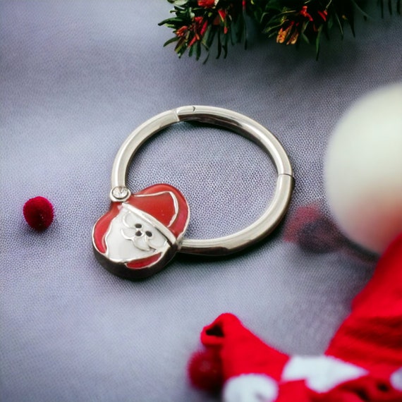 Christmas cheap septum ring