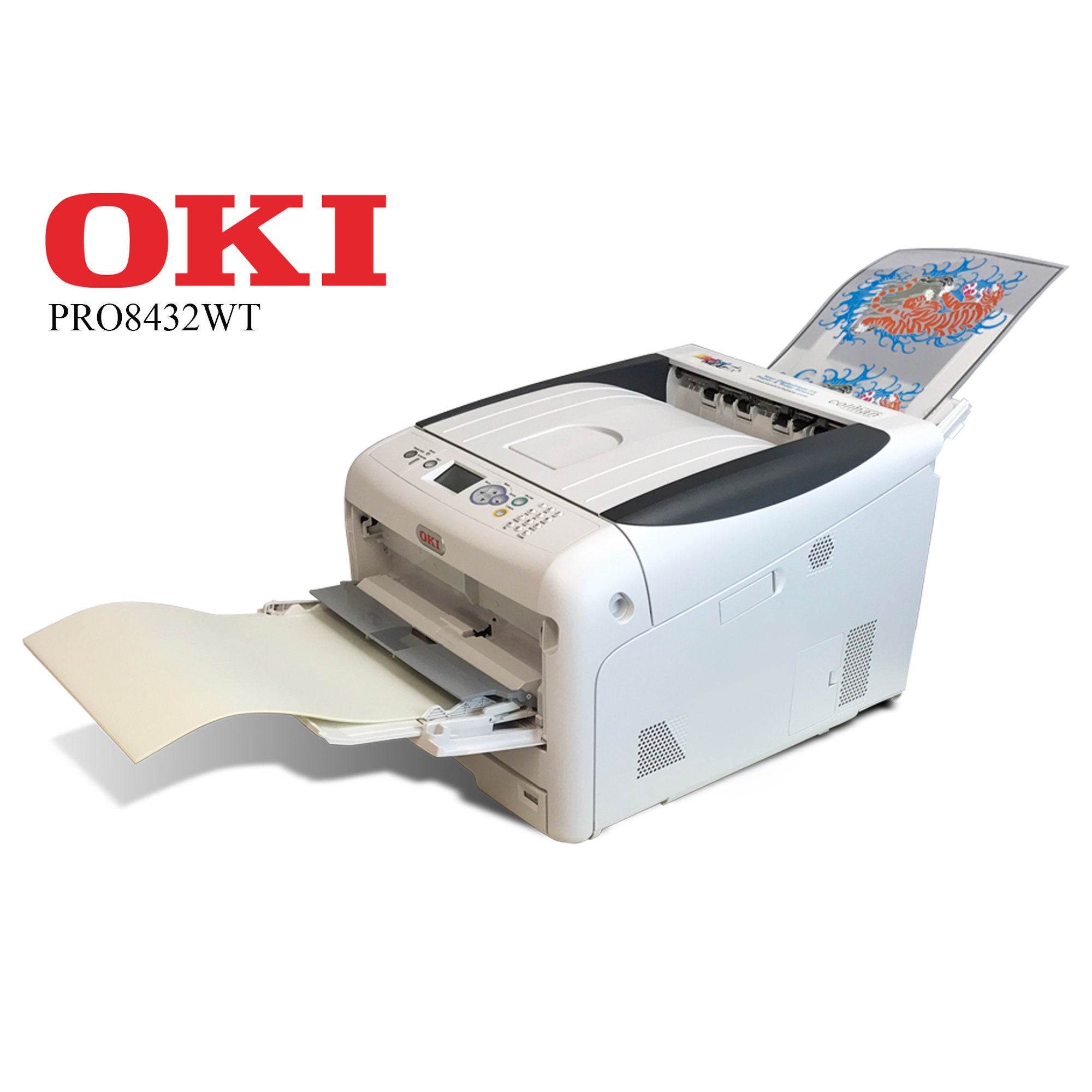 Imprimante Oki Pro 8432 WT A3 - Avec toner blanc