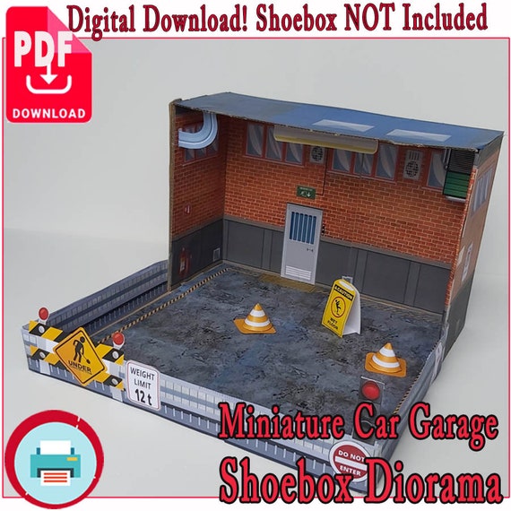 ☆ Garage Diorama Item SBC　　　　　　　　　　【限定品】 Mini Z Scale Garage Kit - Etsy