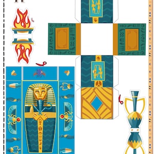 Printable Shoebox Diorama. Create Your Own Egyptian Landscape Scenery ...