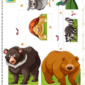 example page how to create a forest diorama in shoebox for children cut and paste school project homescholing rainy day project recycle old box a Printable paper theater Folding ,with Glue Scissors, Decorating Background Nature Habitats Ecosystems