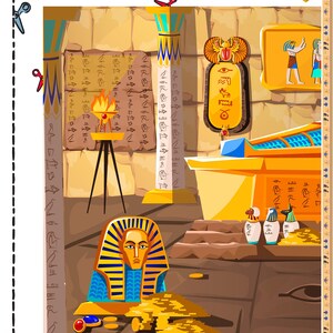 Printable Shoebox Diorama. Create Your Own Egyptian Landscape Scenery ...