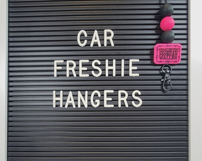 Country Music Car Freshie Hanger, Freshie Lanyard, Freshie Hangers, Car Accessory, Car Charm, Car Freshies, Custom Freshie Lanyards