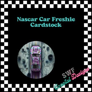 Racing Car Freshie Cardstock, Sports Cardstock, Sports Theme Cardstock Rounds, Freshie Cardstock, Freshies, Cardstock Cutouts