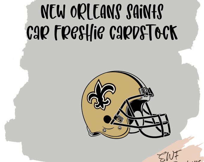 Football Car Freshie Cardstock * Football Cardstock * Sports Car Freshener Cardstock * TWO for ONE