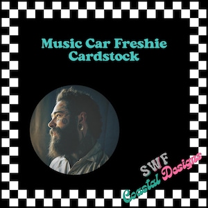 Classic Rock Cardstock, Country Rounds, Car Freshies, Cardstock Freshies, Cardstock Images, Circle Cardstock, Freshie, Freshies