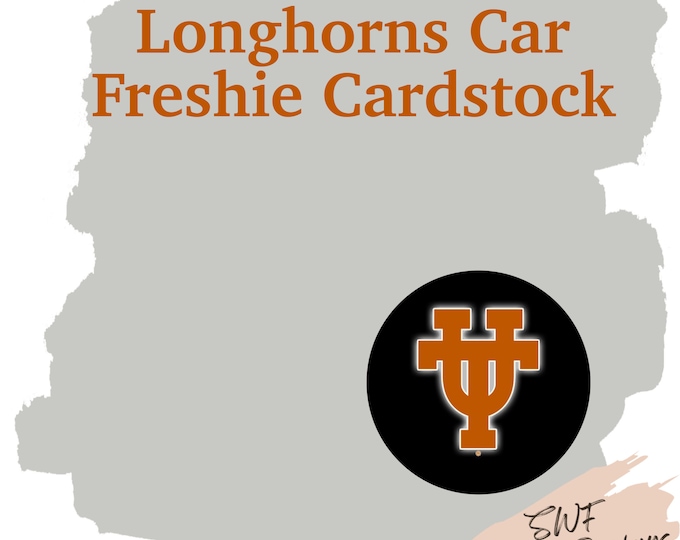 College Football Car Freshie Cardstock, Sports Cardstock, Sports Theme Cardstock Rounds, Freshie Cardstock, Freshies, Cardstock Cutouts