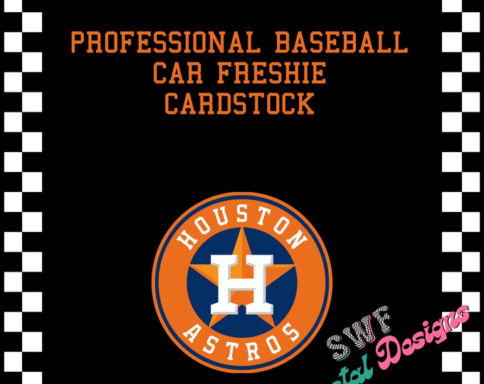 Baseball Car Freshie Cardstock * Baseball Cardstock * Sports Car Freshener Cardstock * TWO for ONE * Professional Baseball Cardstock