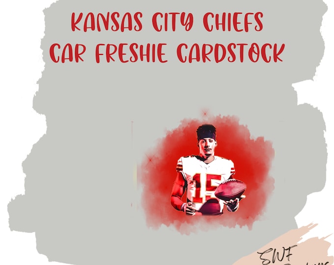 Football Car Freshie Cardstock * Football Cardstock * Sports Car Freshener Cardstock * TWO for ONE