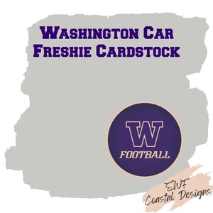 College Football Car Freshie Cardstock, Sports Cardstock, Sports Theme Cardstock Rounds, Freshie Cardstock, Freshies, Cardstock Cutouts
