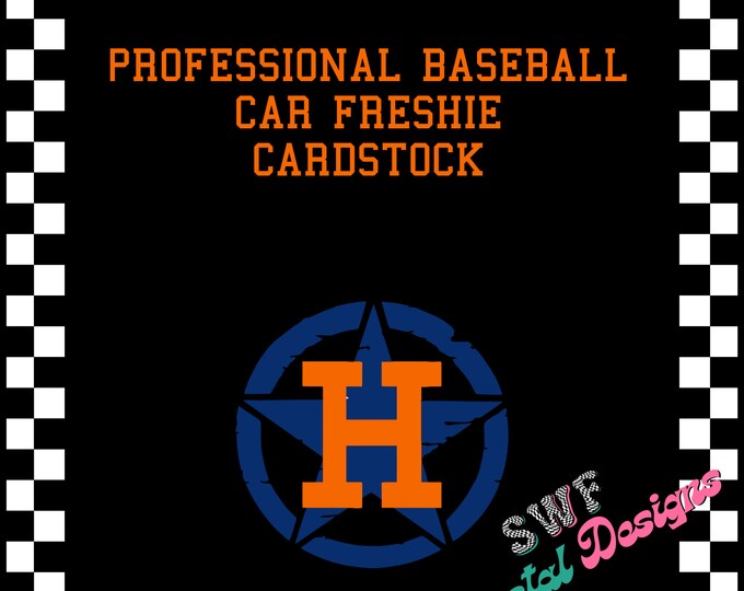 Baseball Car Freshie Cardstock * Baseball Cardstock * Sports Car Freshener Cardstock * TWO for ONE * Professional Baseball Cardstock
