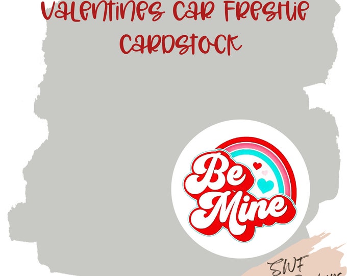 Valentine Retro Cardstock, Retro Freshies, Vintage Valentines, Freshie Cardstock, Freshies, Cardstock Rounds, Circle Cardstock Cutouts
