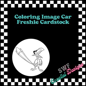 Coloring Car Freshie Cardstock, Coloring Book Cardstock, Circle Cardstock, Kids Cardstock, Color Freshie, Kids Freshies, Kids Gifts