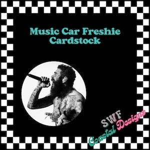 Classic Rock Cardstock, Country Rounds, Car Freshies, Cardstock Freshies, Cardstock Images, Circle Cardstock, Freshie, Freshies