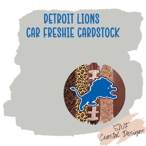 Football Car Freshie Cardstock * Football Cardstock * Sports Car Freshener Cardstock * TWO for ONE
