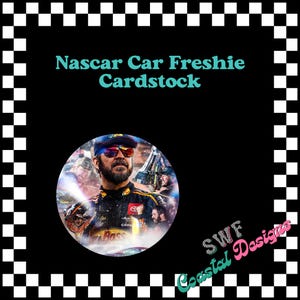 Racing Car Freshie Cardstock, Sports Cardstock, Sports Theme Cardstock Rounds, Freshie Cardstock, Freshies, Cardstock Cutouts