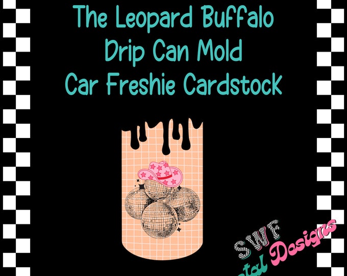 Drip Can Freshie Cardstock, Drip Can Freshie, Aroma Bead Freshie, Freshie, Custom Mold Cardstock, Air Freshener Cardstock, Car Freshies