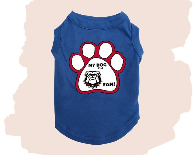 College Team Football Dog Shirt * Football Pet Shirt * Favorite Dog Shirt * Custom Dog Shirt * Pet Lover Gift
