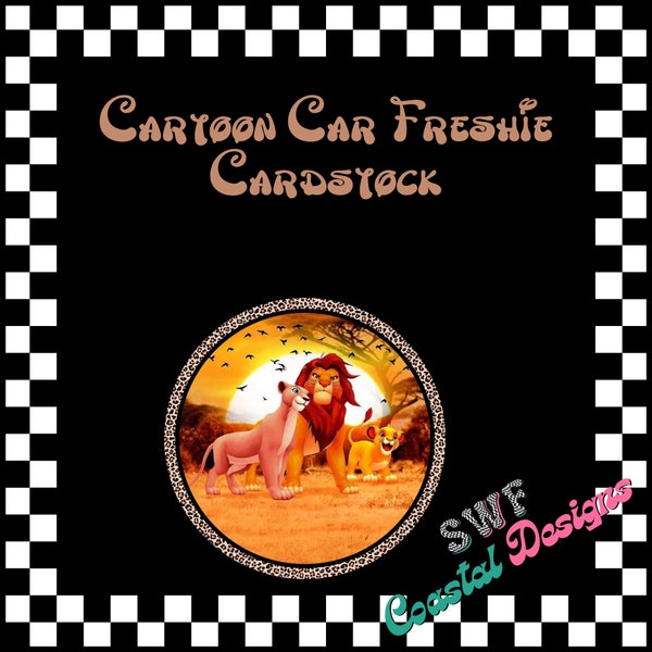 Cartoon Car Freshie Cardstock, Princess Freshies, Circle Cardstock, Glitter Cardstock, Mouse Car Freshie, Freshie Cardstock, Aroma Beads