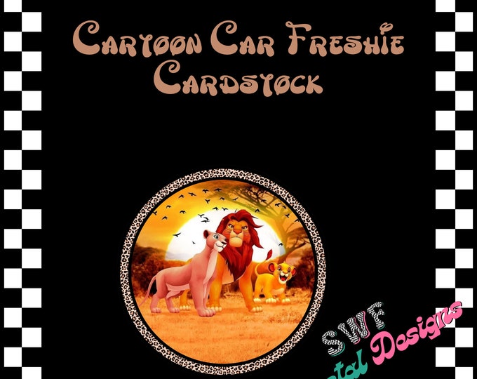 Cartoon Car Freshie Cardstock, Princess Freshies, Circle Cardstock, Glitter Cardstock, Mouse Car Freshie, Freshie Cardstock, Aroma Beads