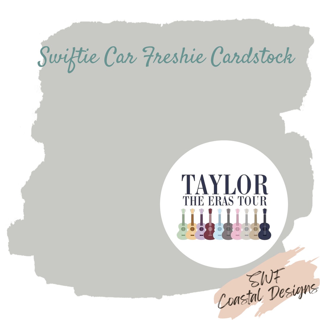 Swiftie Car Freshie Cardstock, Taylor Freshies, Circle Cardstock
