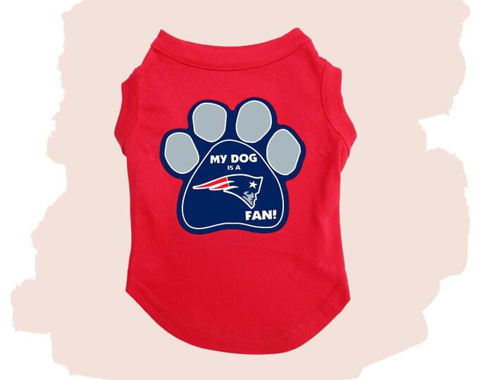 Team Football Dog Shirt * Football Pet Shirt * Favorite Dog Shirt * Custom Dog Shirt * Pet Lover Gift