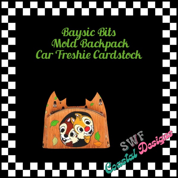 Backpack Freshie Cardstock, Backpack Freshie, Aroma Bead Freshie, Freshie, Custom Mold Cardstock, Air Freshener Cardstock, Car Freshies