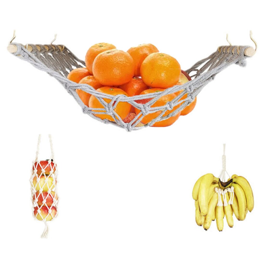 Kitchen Fruit and Veggie Hammock Banana Hanging Hanging Etsy