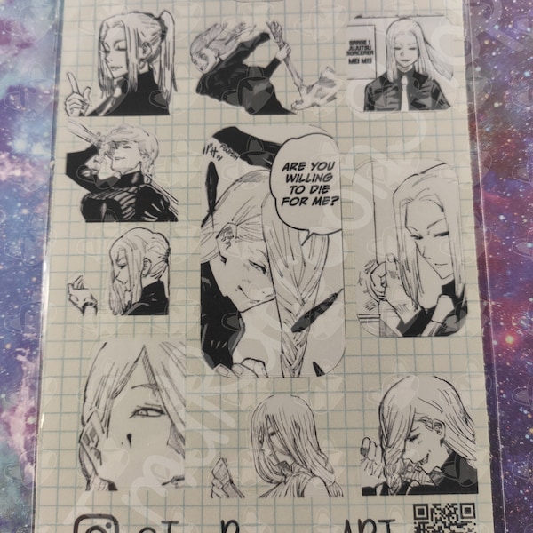 Cut out manga stickers inspired by Jujutsu Kaisen - Mei Mei