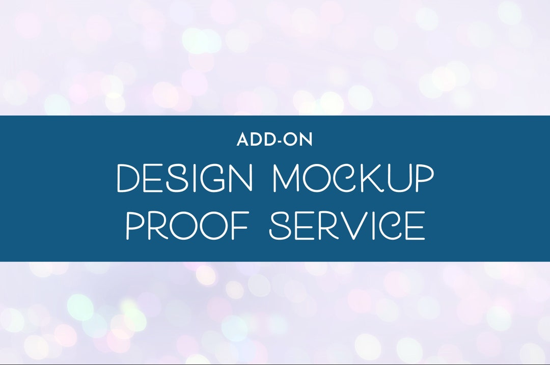 Request for Design Proof/mockup - Etsy Canada