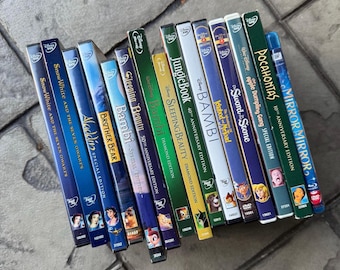 Bundle of 12 Assorted DISNEY DVD Pre-owned Movies Hunchback Toy