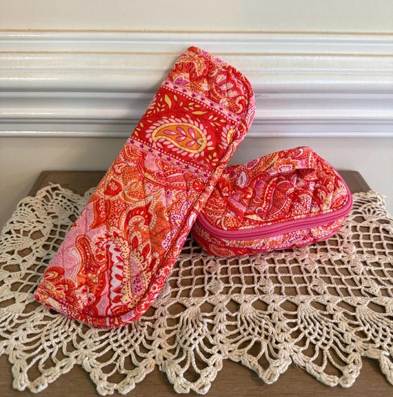 Vera Bradley Travel Set / Sherbet Retired Pattern