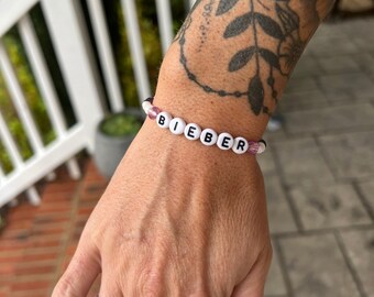 【Justin Bieber愛用】☆新作☆ 3mm ID Figaro Chain Bracelet Justin Bieber Bracelet - Etsy