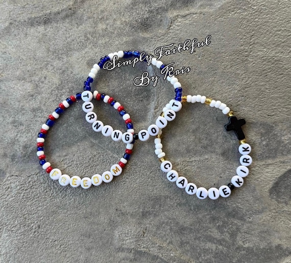 Charlie Kirk / Turning Point / Freedom Bracelets