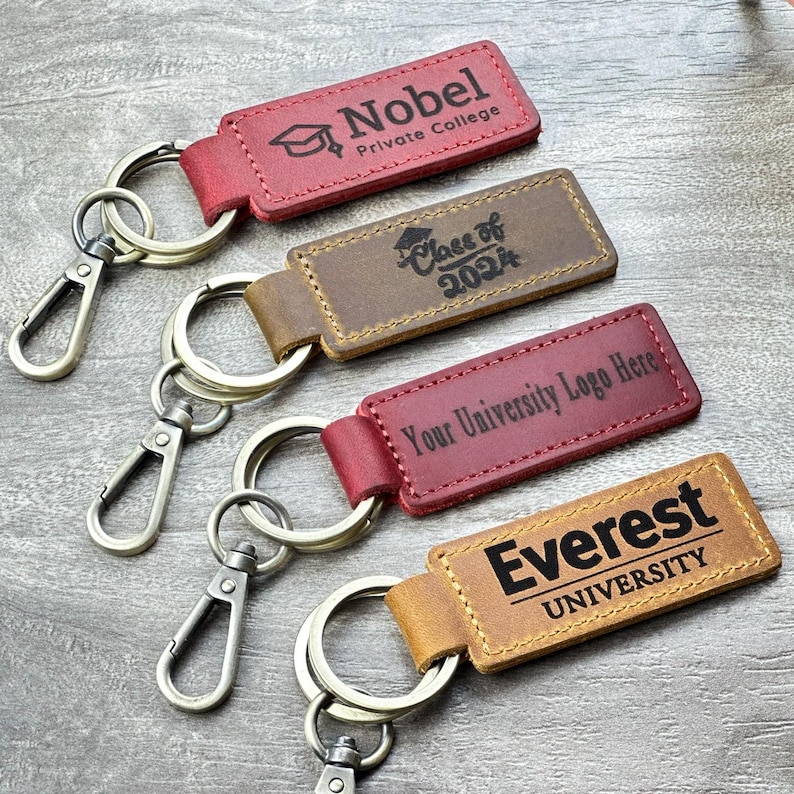 GRADUATION GIFTS, University Keychain, College Collegiate Sport Team ...