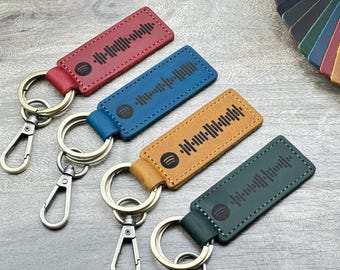 Custom SONG KEYCHAIN, Personalized Scannable Spotify Keychain, CHRISTMAS Gift, Anniversary Gift, Valentines Day Gift, Husband Birthday Gift