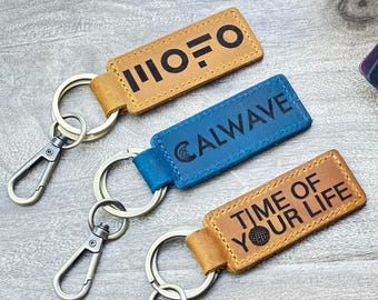 Custom Logo Keychain Leather, Personalized Keychain Bulk, Funny Hotel Keychain, Custom Name Tag